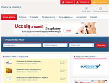 Tablet Screenshot of pracaizycie.pl